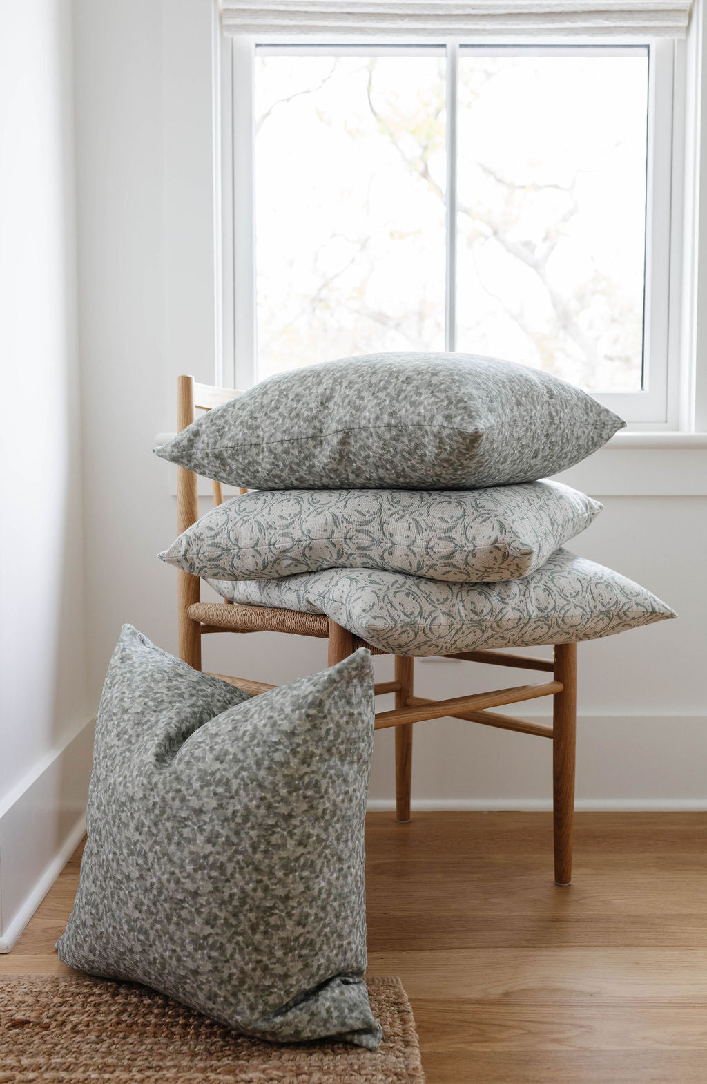 Nest Pillow in Eucalyptus