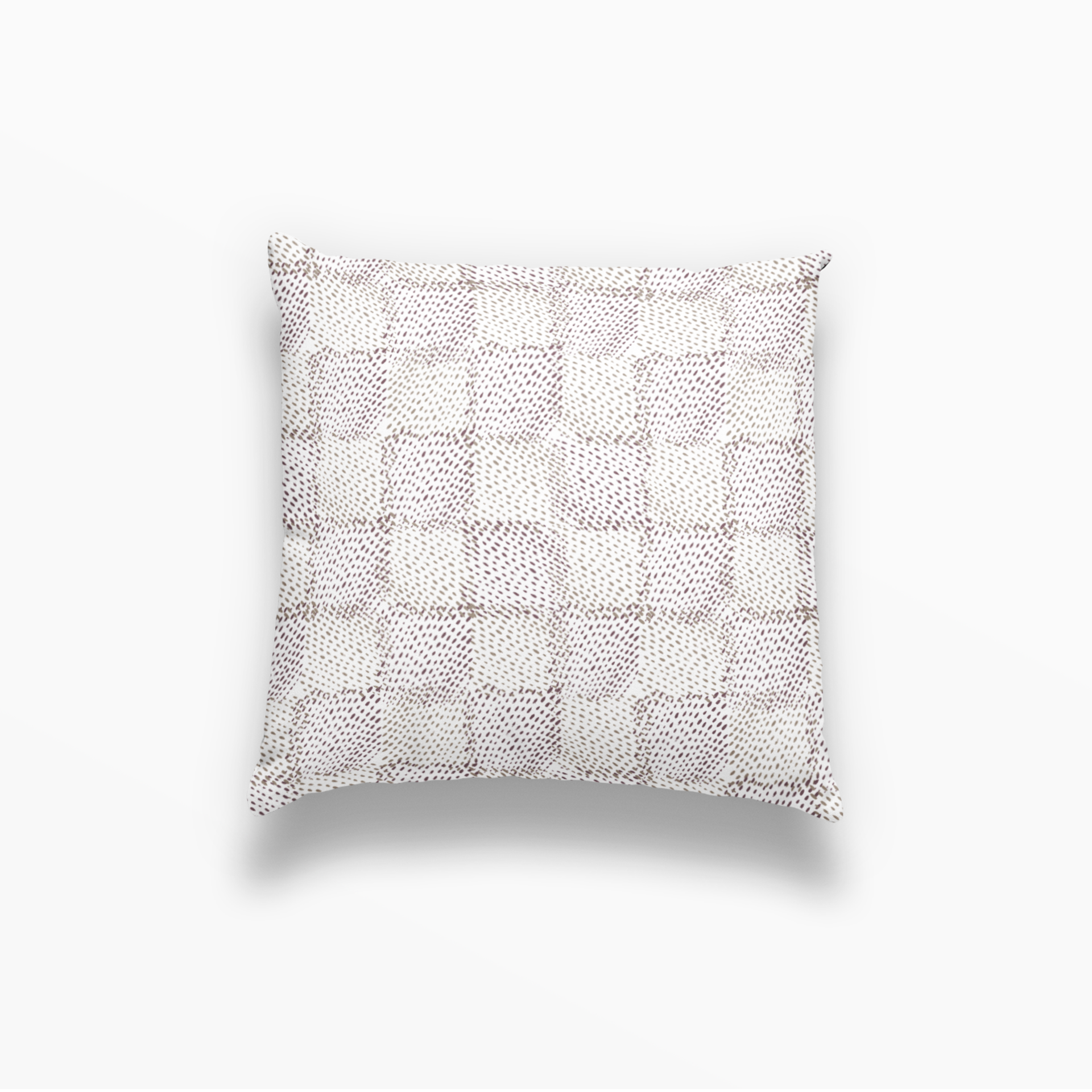 Speckled Check Pillow in Sorbet