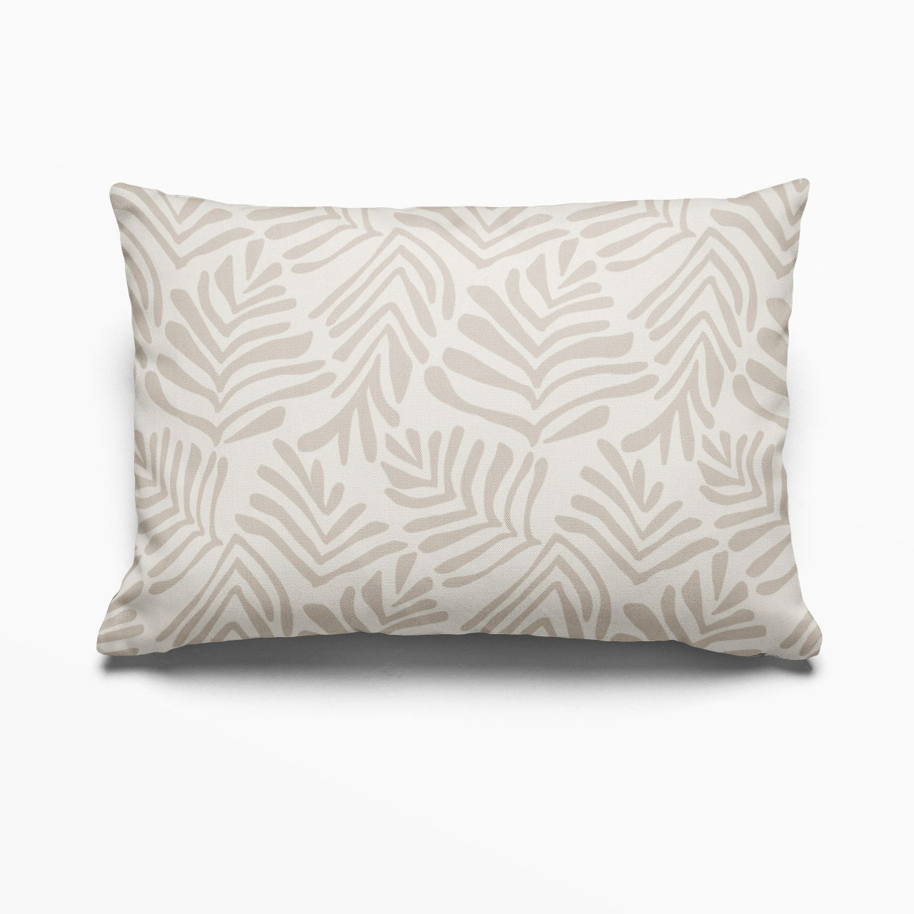 Frond Pillow in Truffle