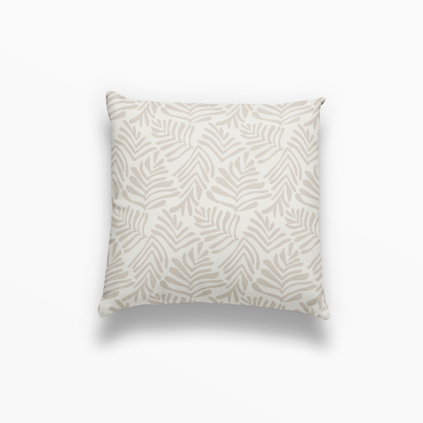 Frond Pillow in Truffle